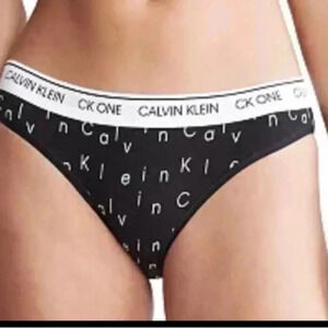 New Black Calvin Klein Women's Bikini Underwear L